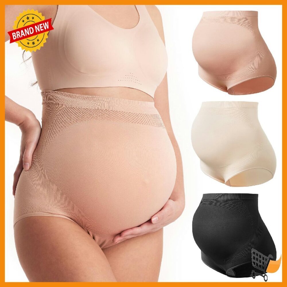 Seamless High Waist Maternity Underwear Pregnancy Support Panties